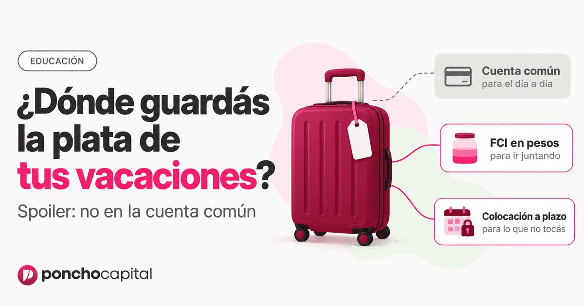 Dónde poner la plata de tus vacaciones (spoiler: no en la cuenta común)