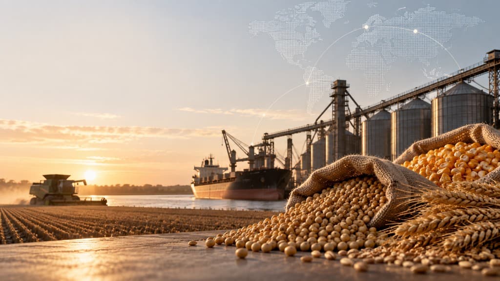 Mercado de granos en Argentina: soja, maíz y trigo